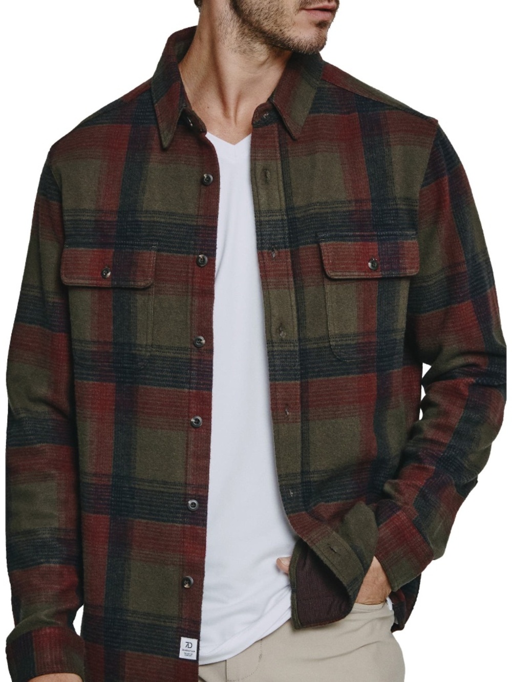 7 Diamonds Flannel Shirt